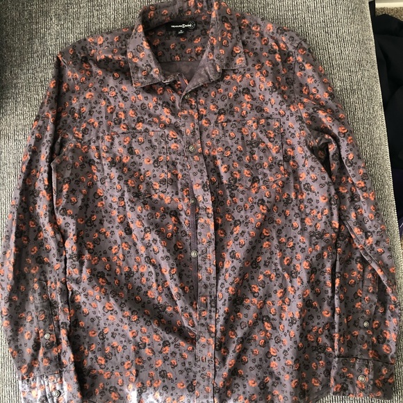 Treasure & Bond Floral Button Up Shirt